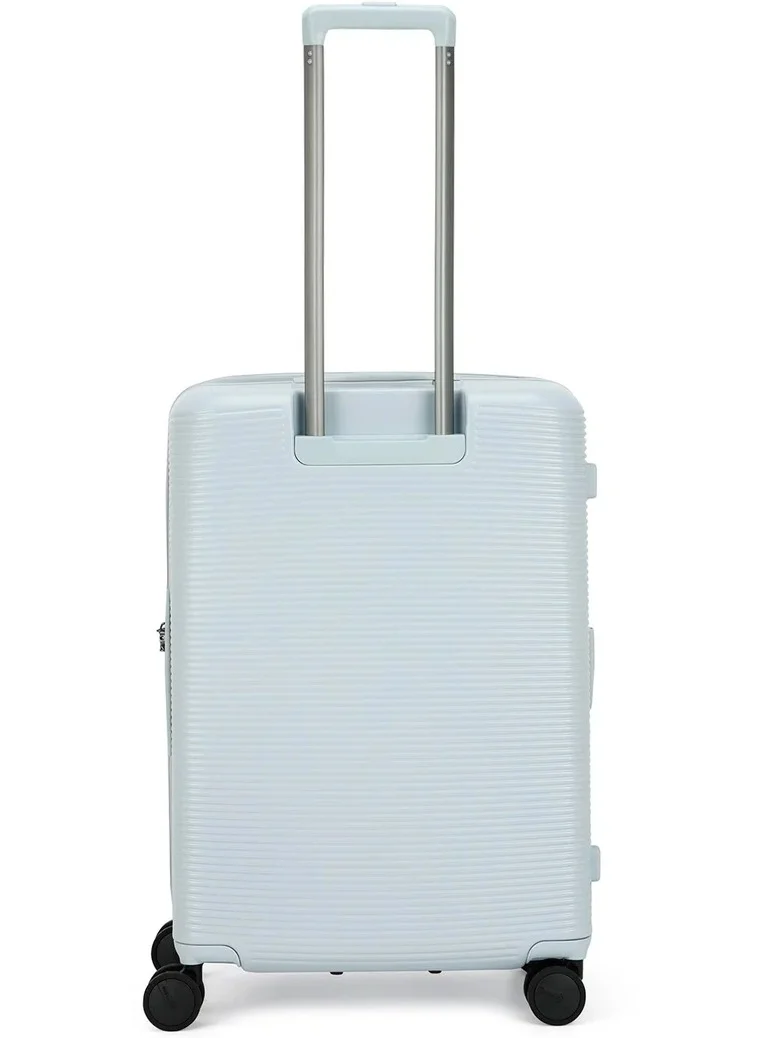 Echolac Light Blue Ultima 67 Cm Hardside 4-Double Wheeled Expandable Check-In Luggage Trolley - Light Blue  | Best Price UAE